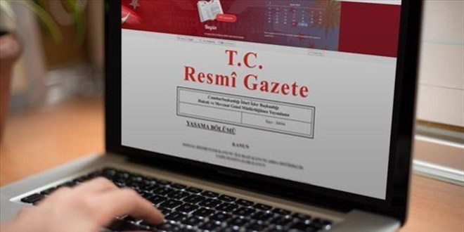 Resmi Gazete'de bugün (19.03.2026)
