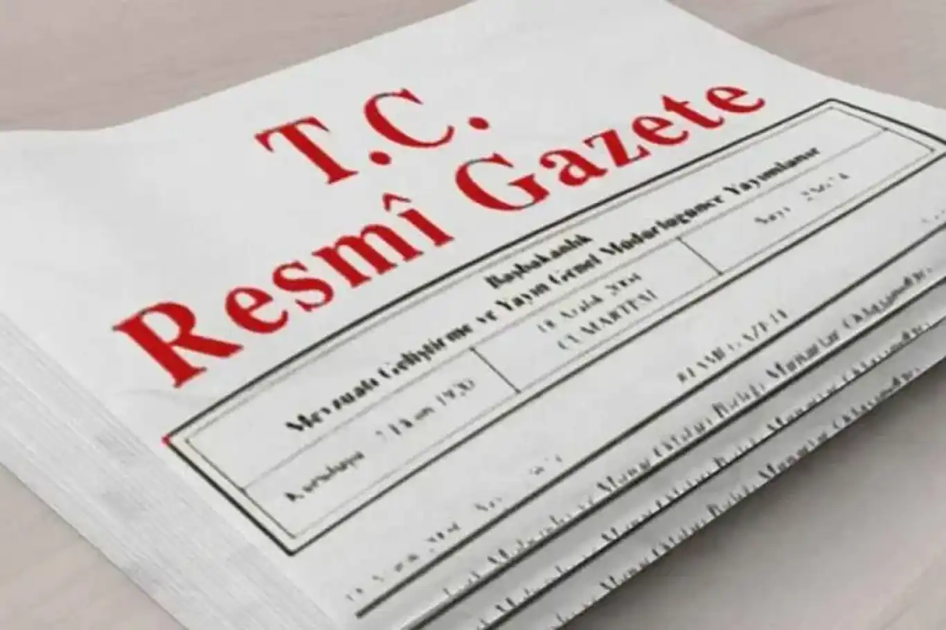 Resmi Gazete'de bugün (18.04.2026)