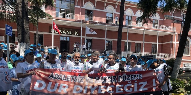 Sağlıkçılar geriye dönük alacaklarının taksite bölünmesine tepki gösterdi