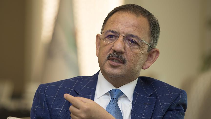 Bakan Özhaseki: Malatya'da 338 geçici iş yeri teslim edildi